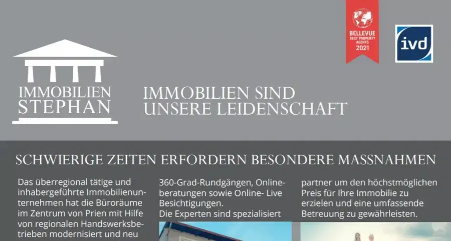 Immobilien Stephan Rosenheimerin Dezember 2020, Januar 2021