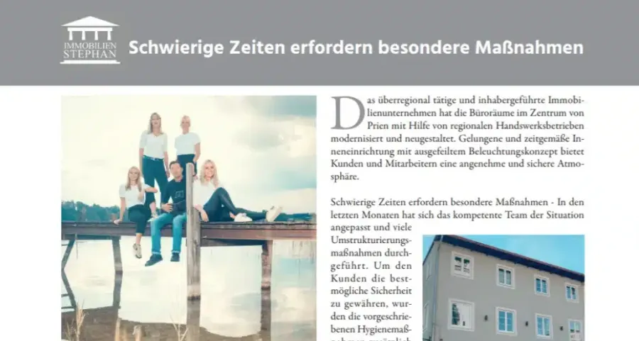 Immobilien Stephan Rosenheimer Journal Dezember 2020, Januar 2021