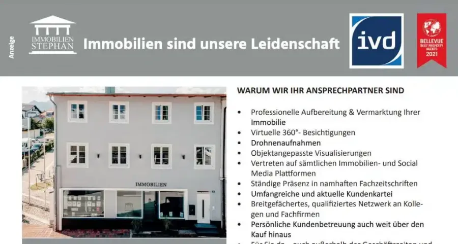 Immobilien Stephan Rosenheimer Journal, August 2021