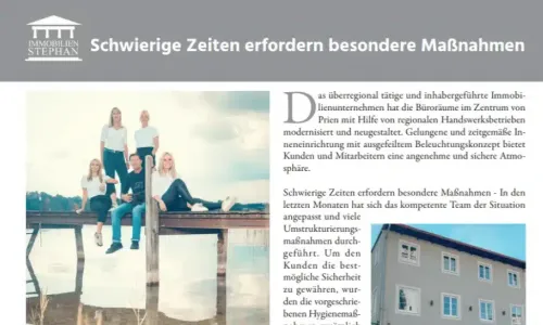 Immobilien Stephan Rosenheimer Journal Dezember 2020, Januar 2021